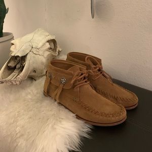 Saint Laurent suede mocassins sz 39